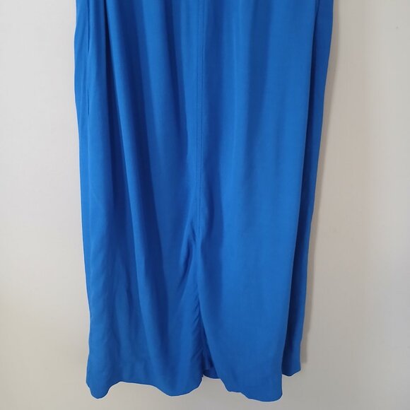 Madewell Women's Sz S Lakeshore‎ Button Back Dress Mini Blue Sleeveless - Picture 3 of 13